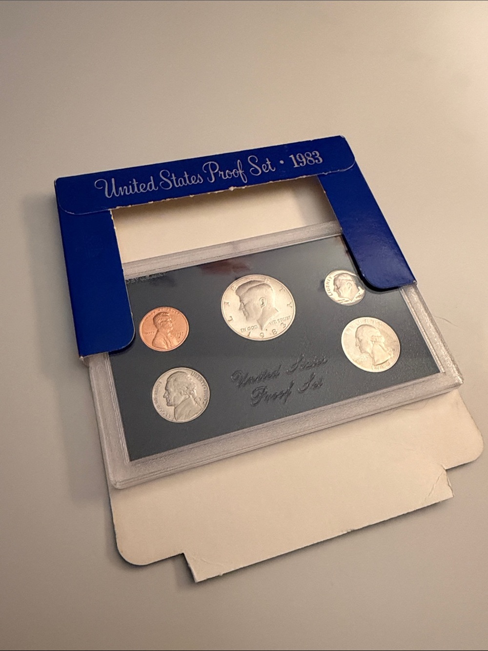 RARE United States Proof Set 1983 JFK - Blue Packaging